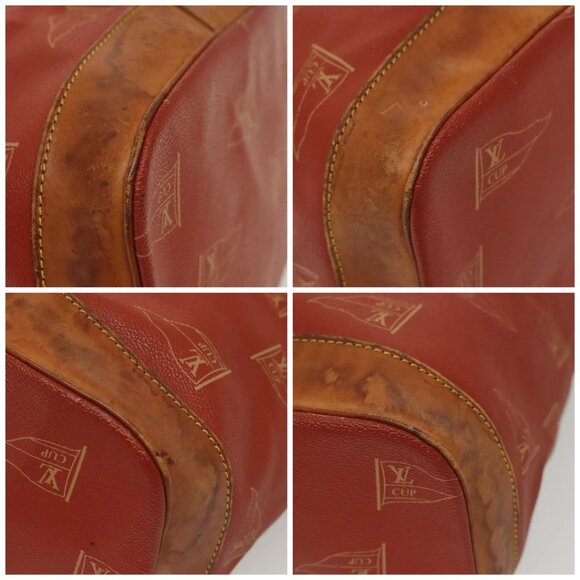 LOUIS VUITTON LV Cup Saint Tropez Shoulder Bag Red M80026 LV Auth 137121 - Picture 14 of 16